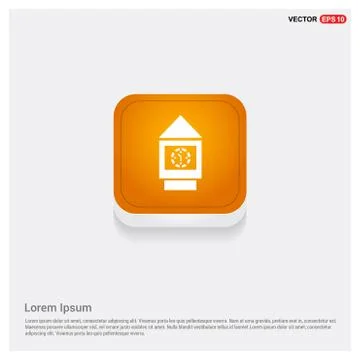 Wall Clock Icon Stock Illustration