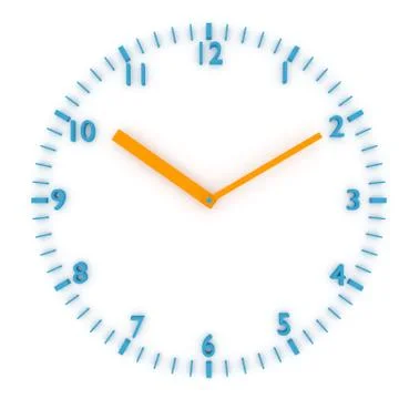 Wall clock Stock Illustration