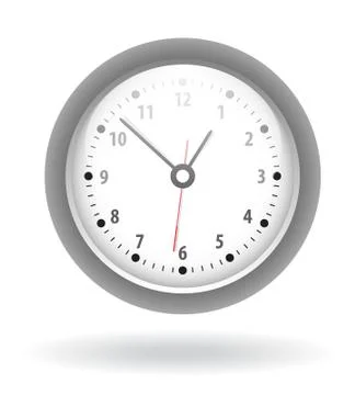 Wall clock Stock Illustration