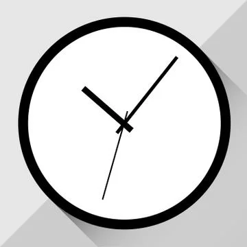 Wall Clock Stock-Illustration