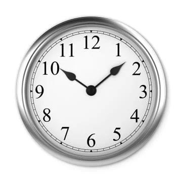 Wall clock Stock Illustration