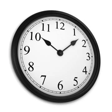 Wall clock Stock Illustration