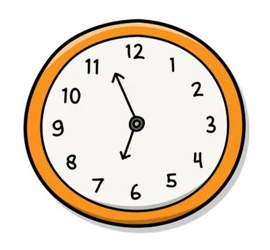Wall Clock Stock Illustration