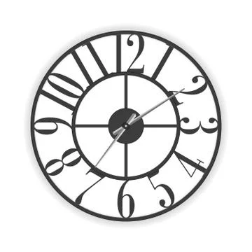 Wall clock Stock Illustration