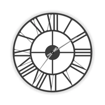 Wall clock Stock Illustration