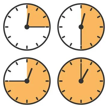 Wall Clock 스톡 일러스트