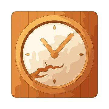 Wall Clock illustration Stock Illustration