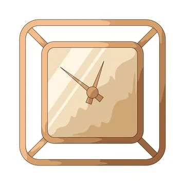 Wall Clock illustration Stock Illustration