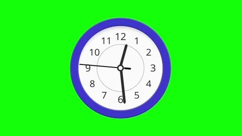 Wall clock page turn Stock Footage 337484219