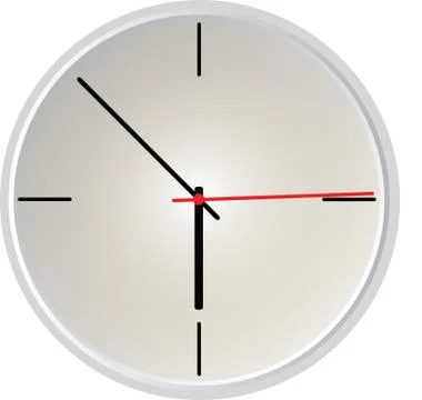 Wall clock. Stock Photos