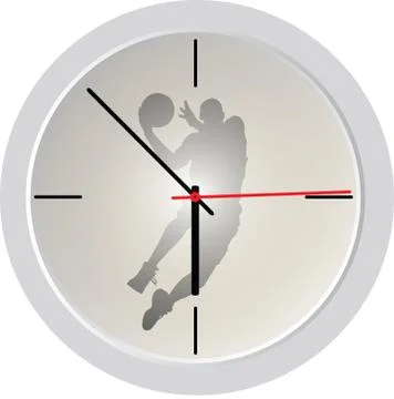 Wall clock. Stock Photos