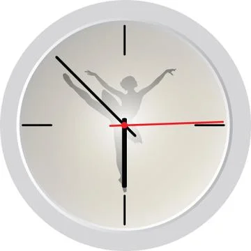 Wall clock. Stock Photos