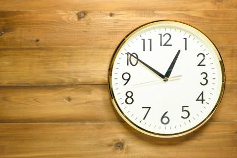 Wall clock Stock Photos