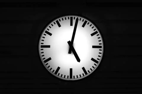 Wall Clock Foto stock