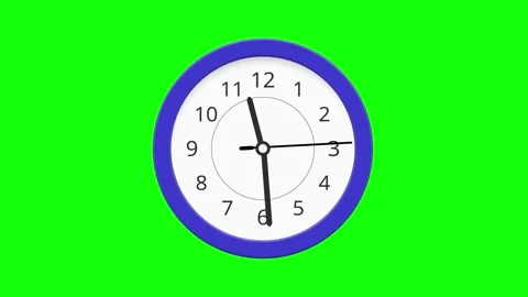 Wall Clock rolling Stock Footage 337484271