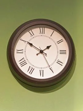 Wall clock roman Stock Photos