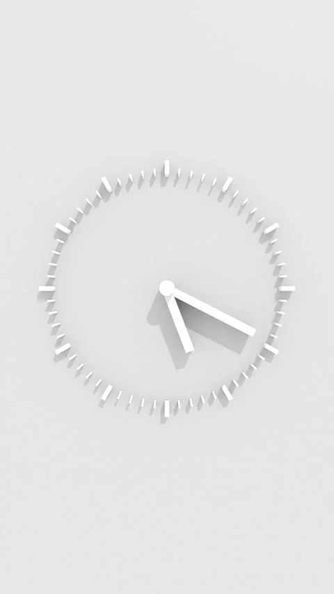 Wall Clock time lapse animation. Stock Footage 311637669