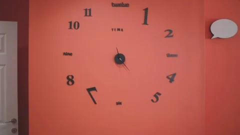 Wall Clock Time Lapse Stock Footage 199668733