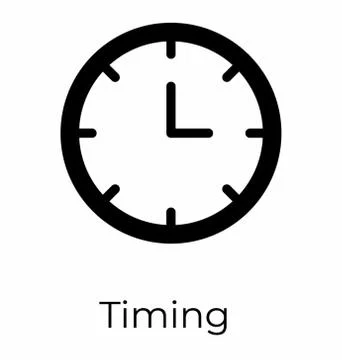 Wall Clock Vector Stock Illustration