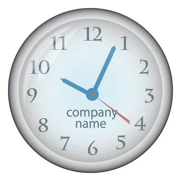 Wall clock Wall clock, vector art illustration Copyright: xZoonar.com/Rich... Stock Photos
