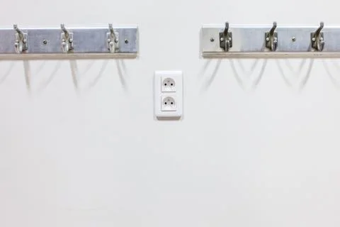 Wall coat rack Stock Photos