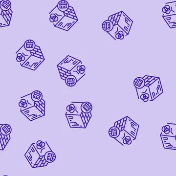 Wall color selection interior designer line seamless pattern 스톡 일러스트