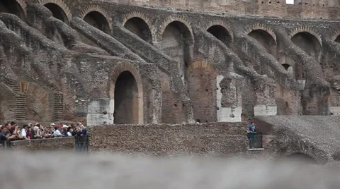 Wall of Colosseum Stock Footage 38220108