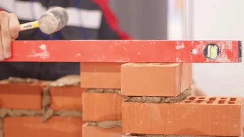 Wall construction. Stock Footage 219892851