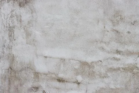 The wall is covered with rough putty. Stock Photos