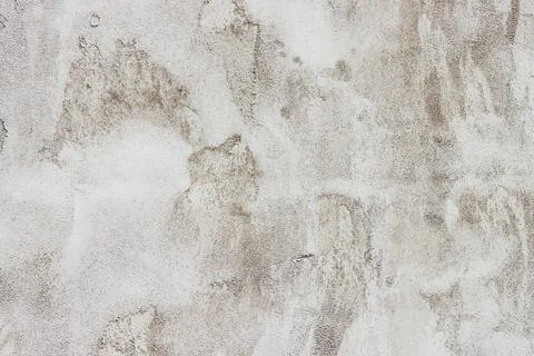 The wall is covered with rough putty. 写真素材