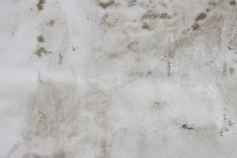 The wall is covered with rough putty. Stock Photos