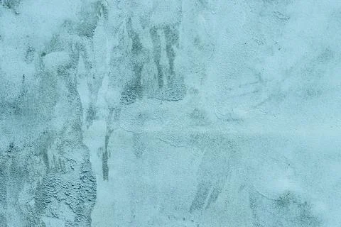 The wall is covered with rough putty. Stock Photos