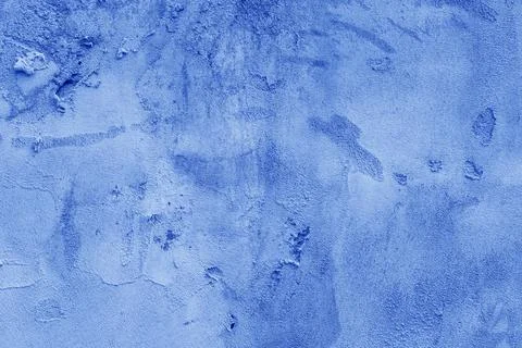 The wall is covered with rough putty. Stock Photos