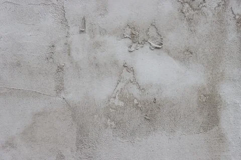 The wall is covered with rough putty. 写真素材