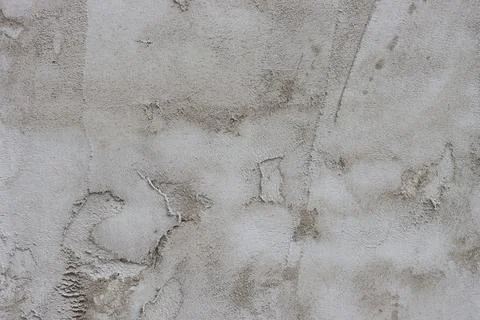 The wall is covered with rough putty. 写真素材