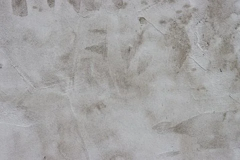 The wall is covered with rough putty. Stock Photos