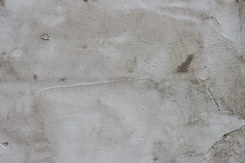 The wall is covered with rough putty. Stock Photos