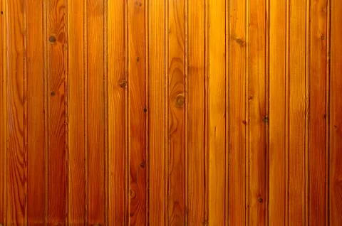 Wall covered with wainscot Stock Photos