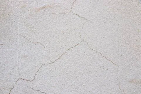 Wall crack background, gray wall Stock Photos