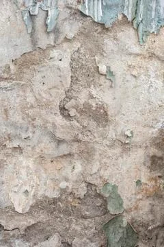 Wall crack texture, squat building, Belgrade, Serbia Stock Photos
