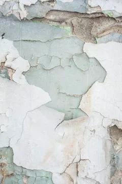 Wall crack texture, squat building, Belgrade, Serbia Stock Photos