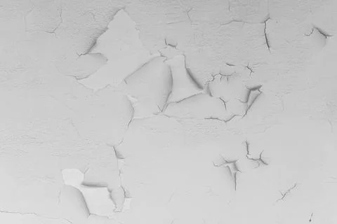 Wall with cracked plaster as a background Stock Photos