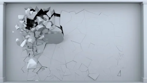 Wall cracking or damaging animation Stock-Footage 127339026
