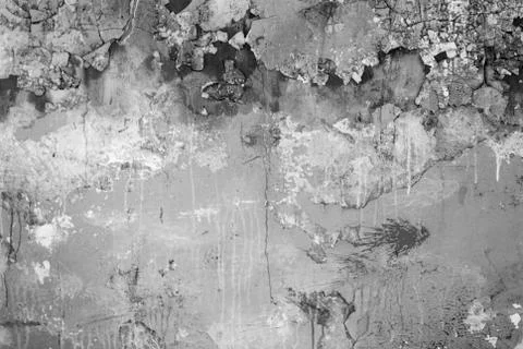 Wall with cracks Stock Photos