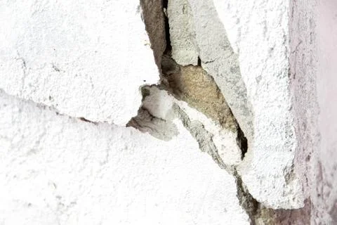 Wall cracks Stock Photos