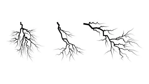 Wall cracks. Surface fracture structure, cleft broken dry lining wall or dest Stock Illustration