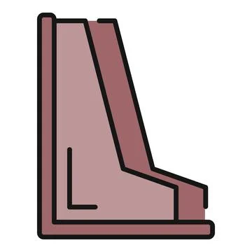 Wall cross section showing insulation installation and plastering layers Stock Illustration