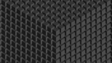 Wall of cubes. Stock Illustration