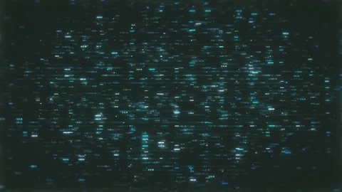 Wall Of Data Figures And Patterns Background Stock Footage 266792741