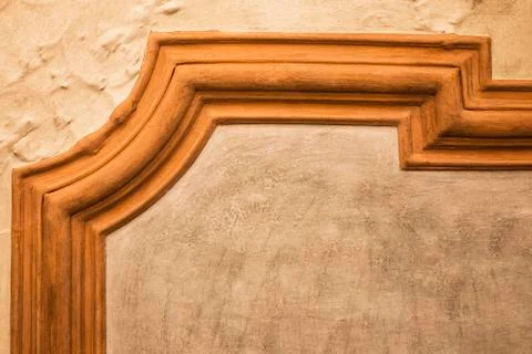 Wall decorated corner. Stock Photos